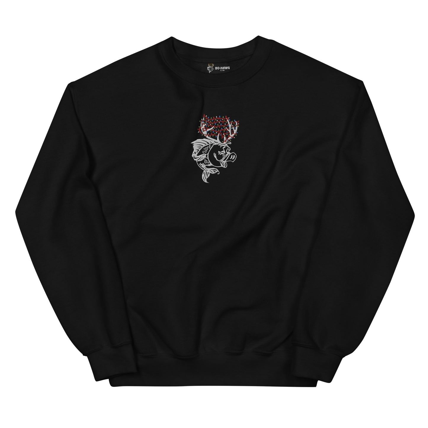 Holiday Hawg Embroidered Crewneck
