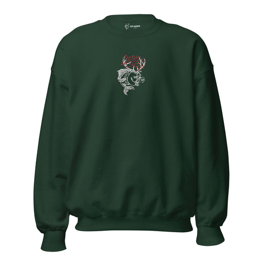 Holiday Hawg Embroidered Crewneck